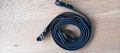 Heavy Duty Matt Black Pimpled Grip Reins Brass fittings, Central Buckle Full - SALE