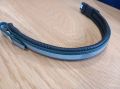 Padded Biothane, Clip on, Matt Dark Green Reflective Brow Band - SALE