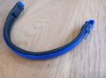 Padded Biothane Gloss Neon Cobalt Clip on Brow Band Pony - SALE