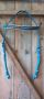Matt Electric Blue and White Bridle Part with Apache Arrow Overlay - Cob/Arab - SALE