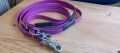 Matt Magenta Pink Reins with Magenta Trail Grip, Stainless Steel swivel clips, Cob/Arab, - SALE
